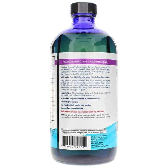 Complete Omega Liquid Lemon, NRN